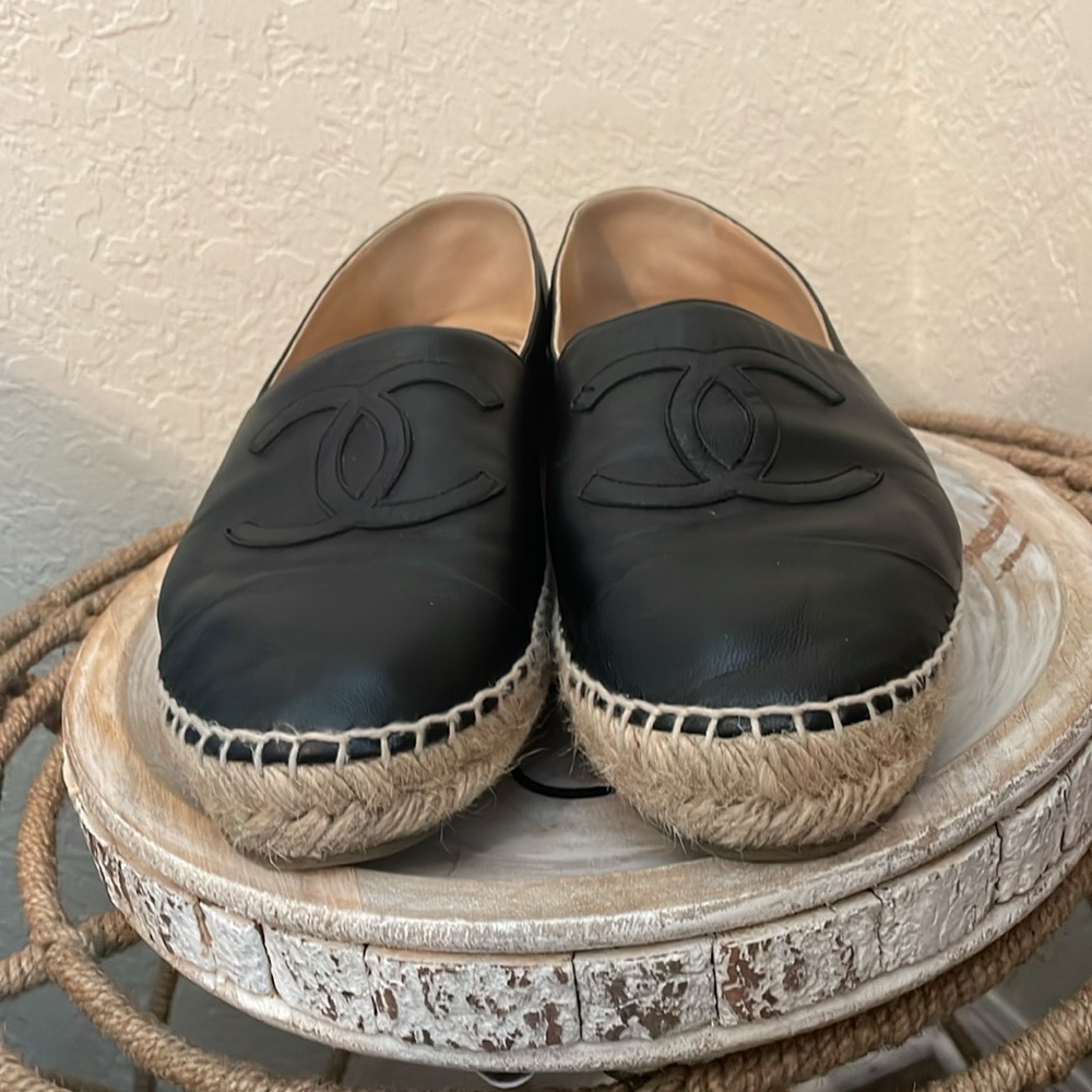 Lambskin CC Espadrilles size 42 great condition